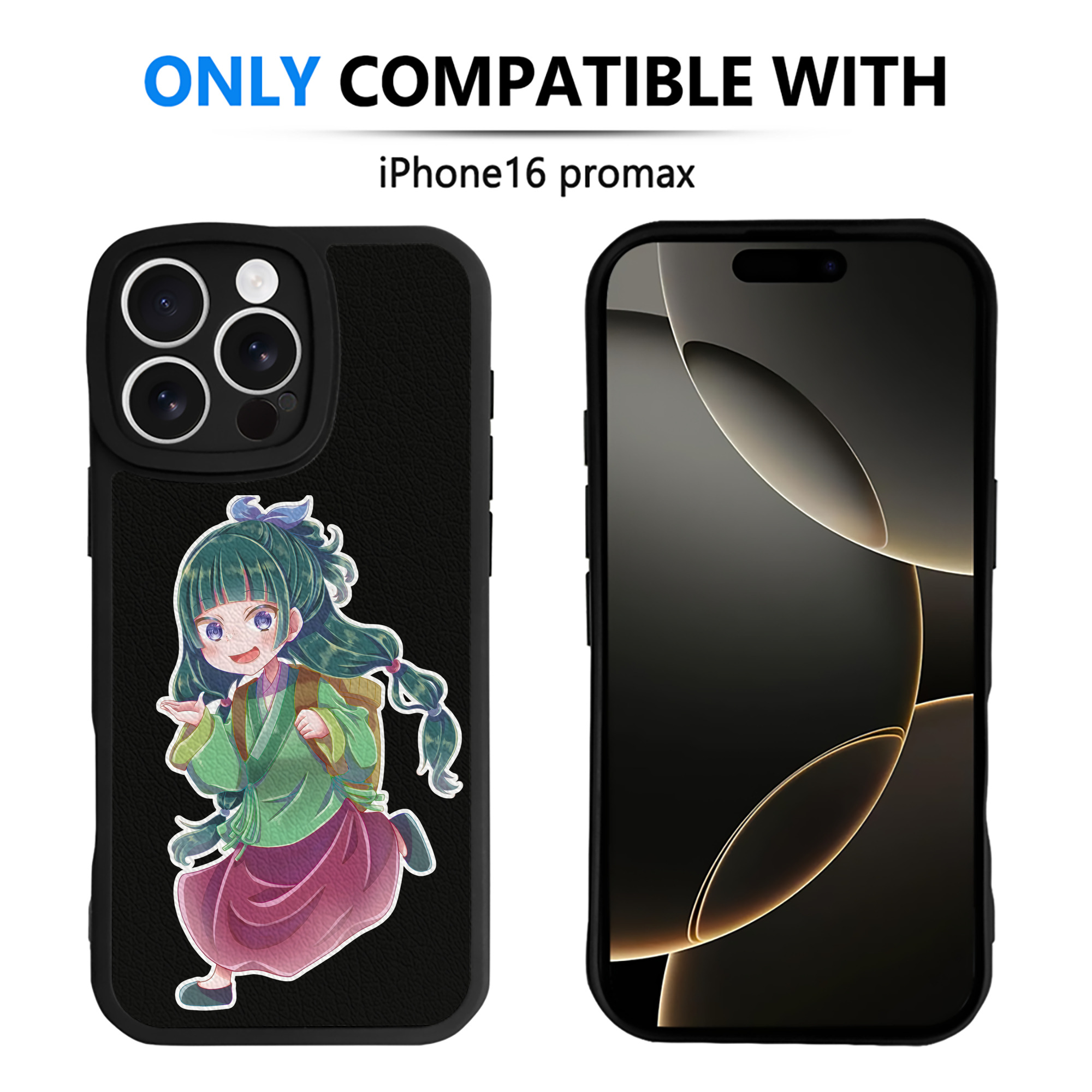 薬屋のひとりごと The Apothecary Diaries 【iPhone 16シリーズ対応】シリコンスマホケース（レザー調） 材質：シリコン